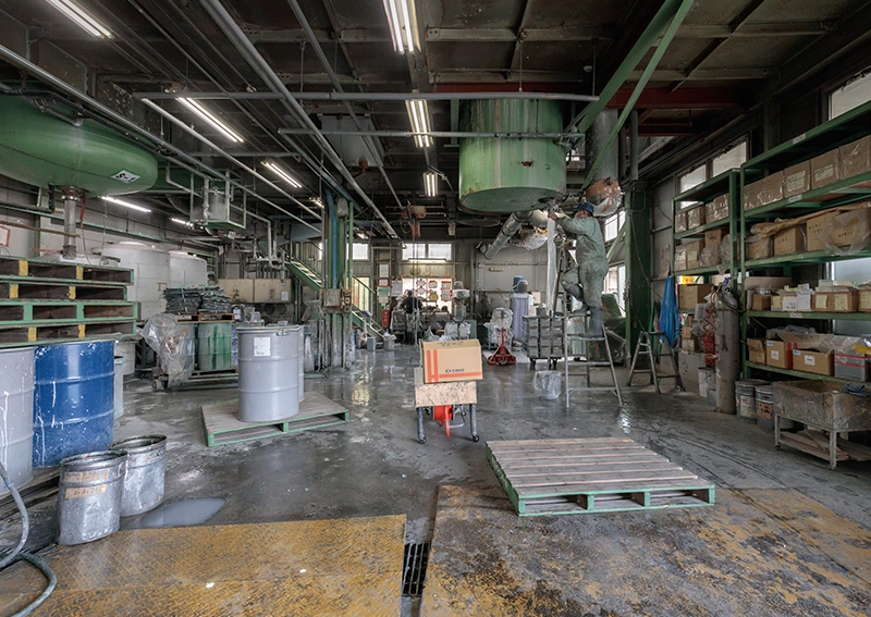 埼玉ペイント工場内の様子