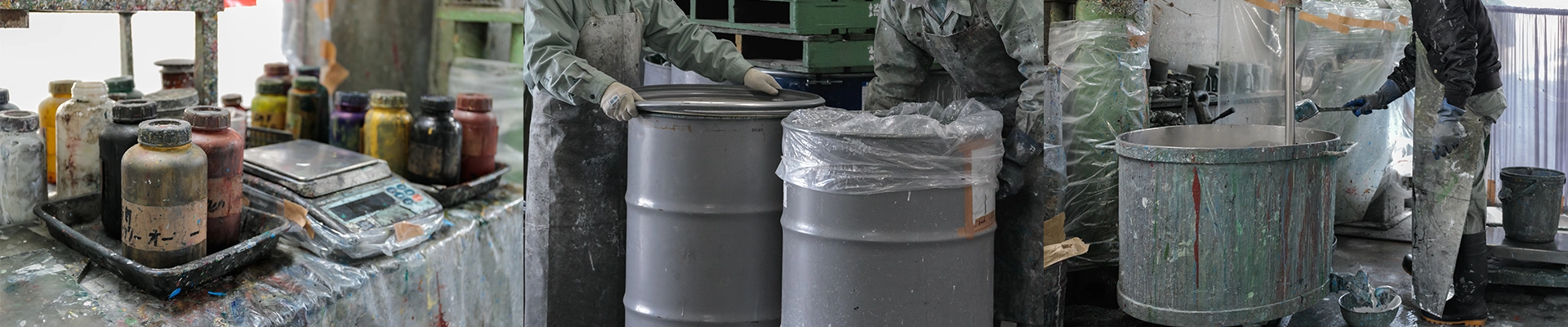 埼玉ペイントの従業員が働く様子